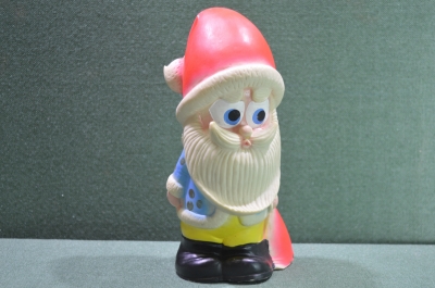 Резиновая игрушка "Санта Клаус". ГДР. Германия.