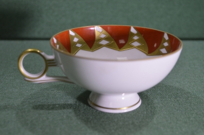 Чашка фарфоровая, чайная, роспись. Фабрика Wallendorf, ГДР, середина 20 века.